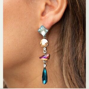 🛍️3/$25 SALE🛍️ Paparazzi Earring ~ Rock Candy Elegance - Multi